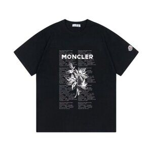 Moncler multi-row small letter logo short-sleeved T-shirt